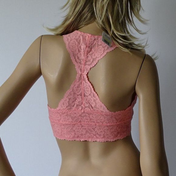 Free People Galloon Lace Racerback Bralette NWT - Picture 2 of 4